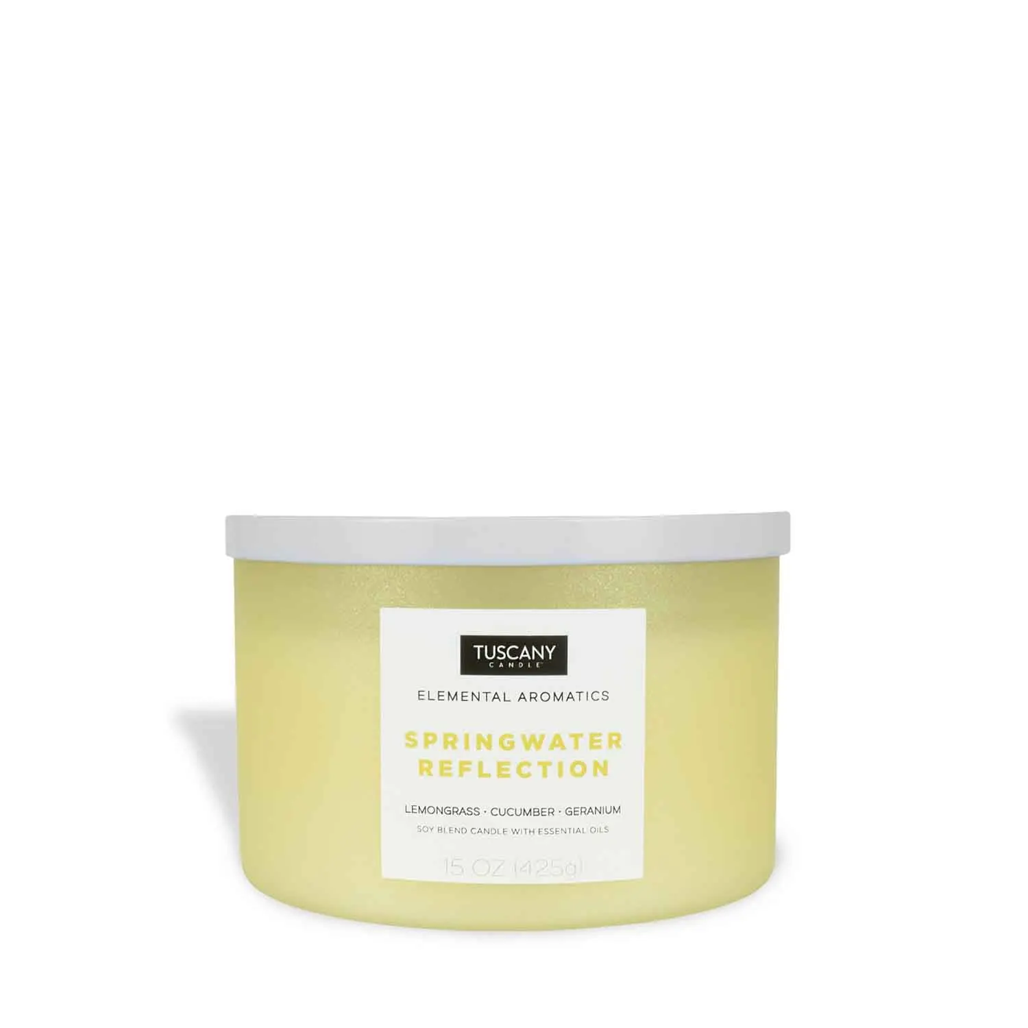 Springwater Reflection Scented Jar Candle (15 oz) – Elemental Aromatics Collection