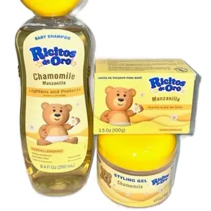 Kit shampoo Soap Gel  Chamoline Ricitos de oro