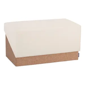 Seville Vineyard Collection Cork Bench Trunk Storage Ottoman