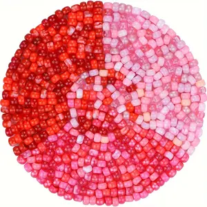 1200pcs Candy Cherry Blossom Bead Set, Magic Unicorn Beads, Transparent Resin Craft Beads, Ideal for Bracelets, Jewelry, Keychains