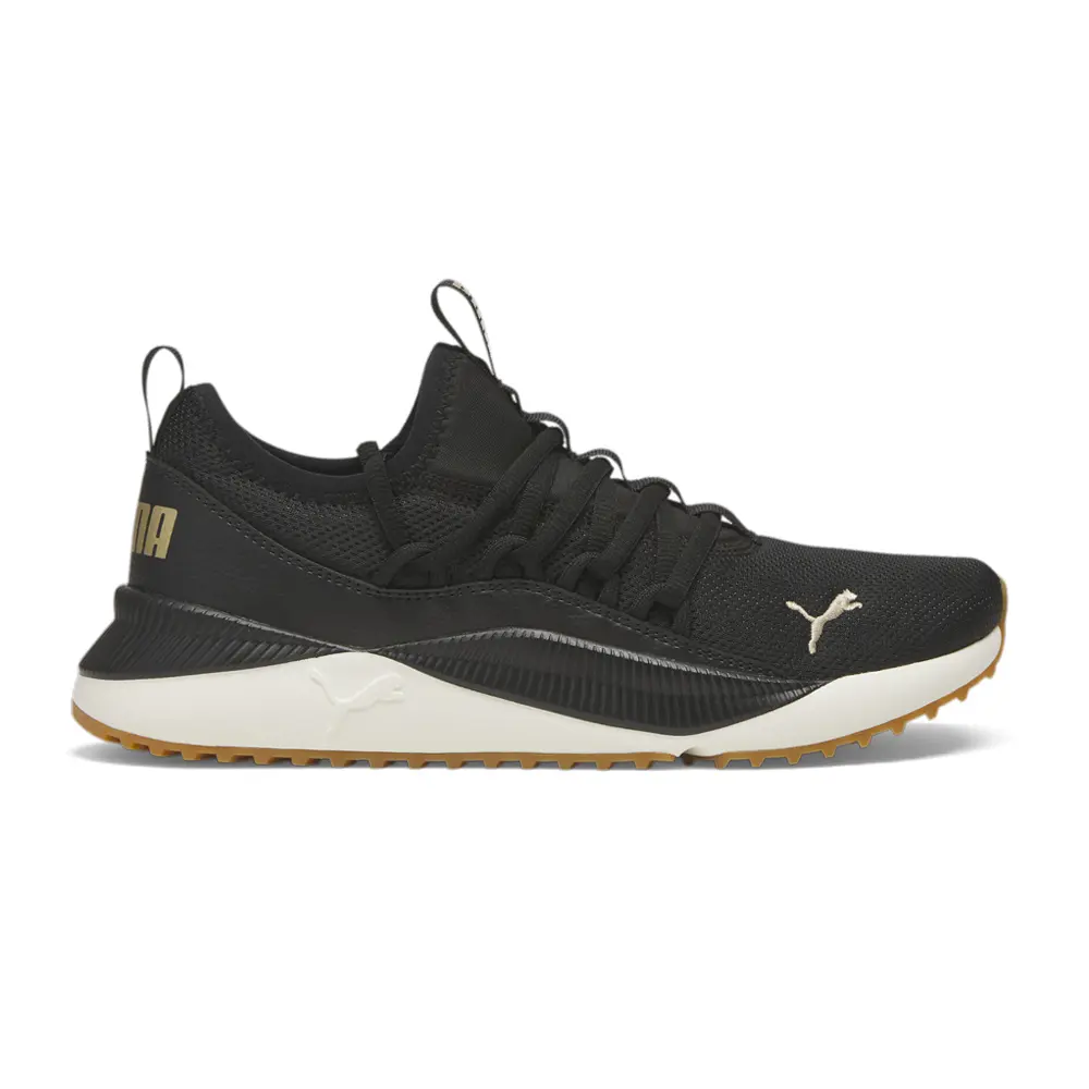 PUMA Womens Pacer Future Web Lace Up Sneakers Shoes Casual - Black
