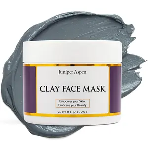 Clay Face Mask for Oily Skin – Deep Pore Cleanser, Oil Control & Detox, Natural Clay Facial Mask for Women & Men – Hydrating & Softening Skincare Treatment