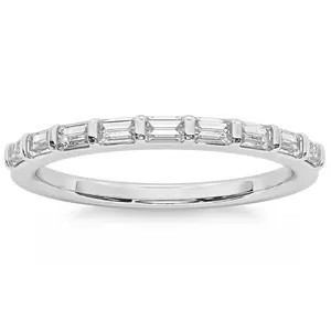 1/3Ct Baguette Cut Wedding Ring Anniversary Band 14k Gold Lab Grown