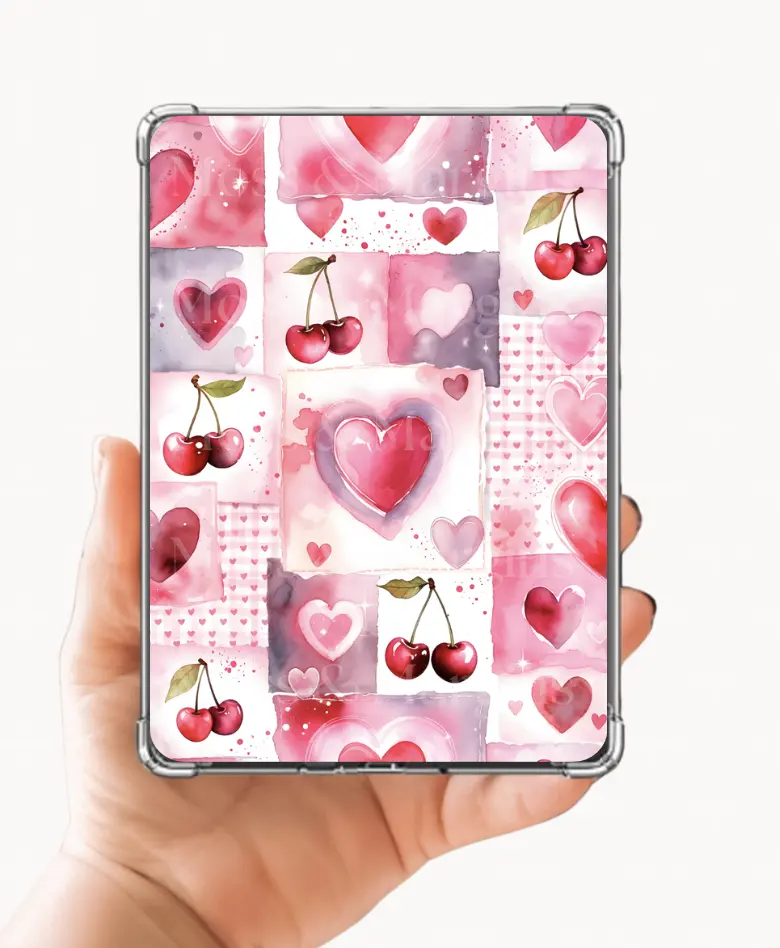 Cherry Love Kindle E-Reader Case Insert