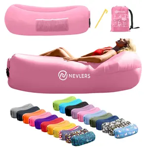 Nevlers Tear-Resistant Inflatable Loungers - Bubblegum Pink