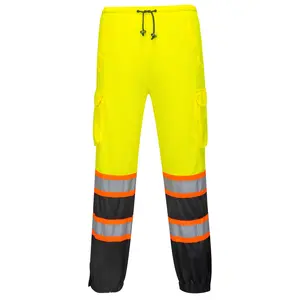 PORTWEST® Hi Vis Two Tone Mesh Pants - ANSI Class E - US388 PORTWEST® Hi Vis Two Tone Mesh Pants - ANSI Class E - US388