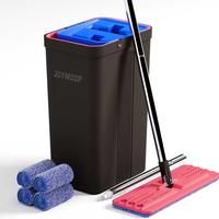 60'' black+pink mop with 4 pads