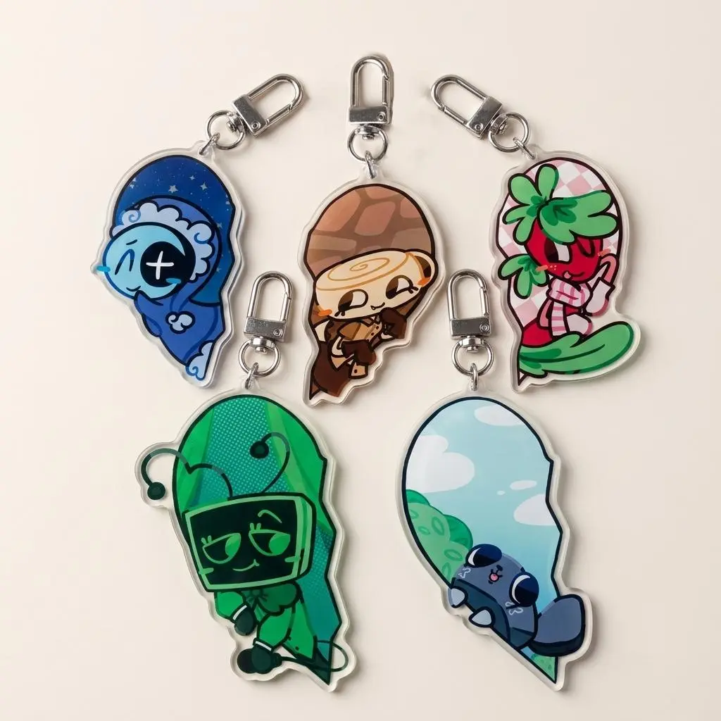 Dandy’s World Double Sided Acrylic Keychain