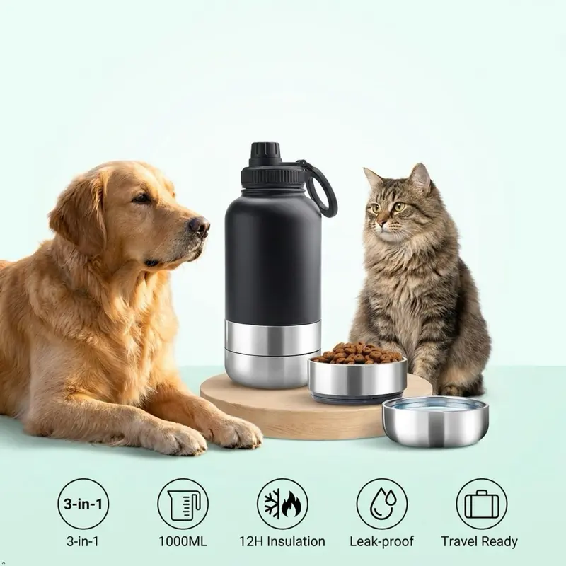 pets Insulated water bottle
