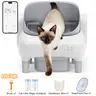 FUMOI Open-Top Automatic Litter Box for Multi-Cat Homes, 2.4G WiFi Compatibility, App-Controlled, Safety Sensors, Odor-Lock Bin, 10.5L Large Waste Bin, Instant Alerts, Low Maintenance, Litter Box Odor Solution, Day & Night Use#TikTokShopFallDealsForYou