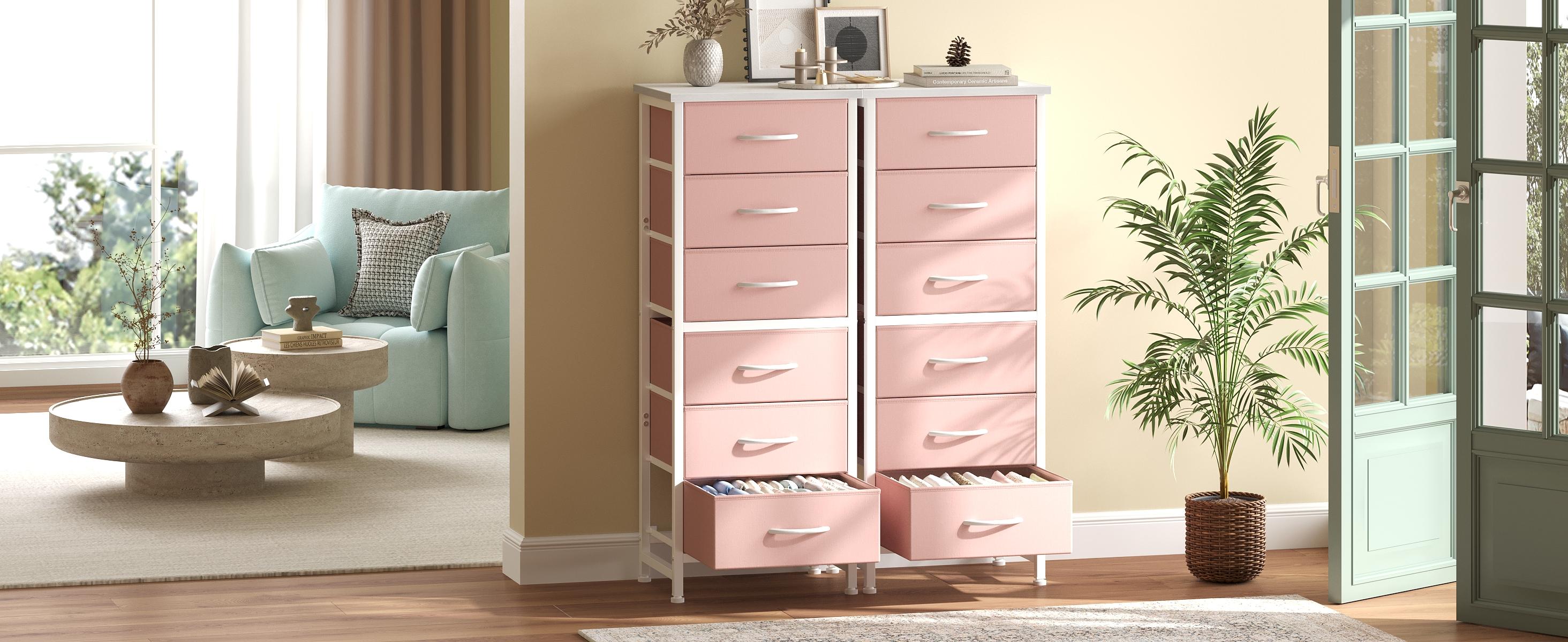Sweetcrispy 6-Fabric-Drawer Chest Dresser - Clothes Storage Cabinet, Minimalist Drawer Tower, Modern Home Furniture, Wood Top Cabinets with Metal Frame, Cross Support Rods, Anti-Tip Design for Bedrooms, Compact Spaces Sweetcrispy 6-Fabric-Drawer Chest Dresser - Clothes Storage Cabinet, Minimalist Drawer Tower, Modern Home Furniture, Wood Top Cabinets with Metal Frame, Cross Support Rods, Anti-Tip Design for Bedrooms, Compact Spaces