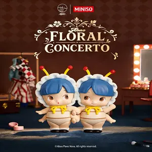 [Limited Edition New Product] MINISO ABAO Floral Concerto Series Figurine Blind Box Decoration, Cute Gift, Exquisite Design, Fashionable Item   075