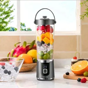 200W Professional Smoothie Blender N58D - 600ML 7.4V 2400mAh 18000RPM USB Rechargeable Fruit Juice Mixer for Shakes & Desserts Portable Kitchen Appliance