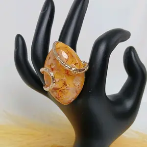 So Divine Caramel Statement Ring