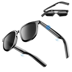 Smart BT Glasses, Multifunctional Audio Sunglasses Built-in Mic & Speakers, Smart Wireless Headphone Sunglasses for Men and Women, Athletic/Outdoor UV-Protection and Voice Control