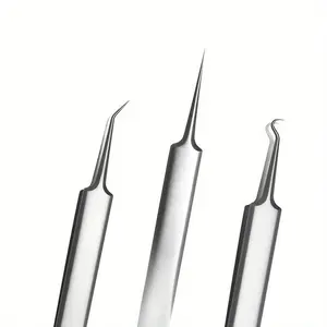 Stainless steel acne clip, acne needle, acne picking, fat picking, beauty needle, cell clip set