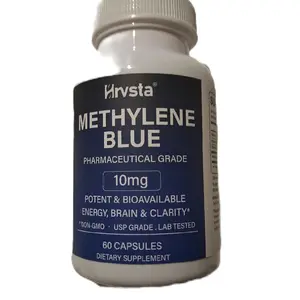 2% Methylene Blue 3.75 fl oz, USA Made Ultra Concentration Glass Bottle and Dropper Pharmaceutical Grade for Humans Nootropic Supplement - Heavy Metals Tested