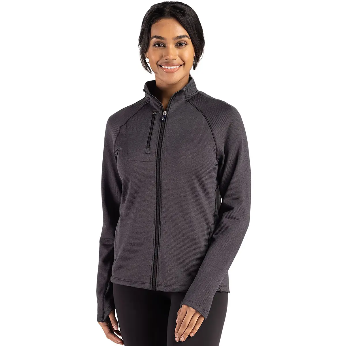 Cutter & Buck Peshastin Fleece Recycled Womens Full Zip Jacket