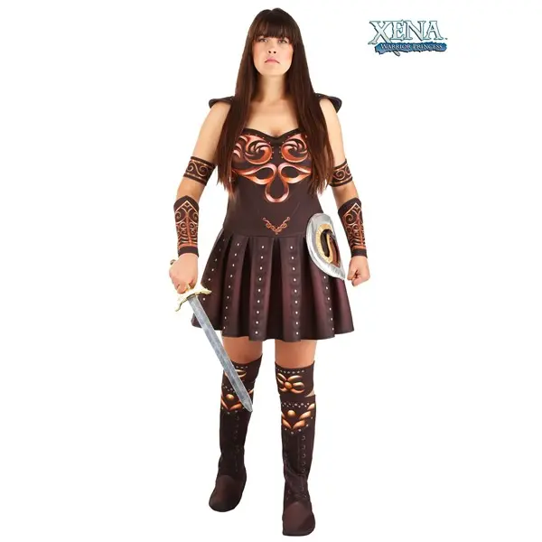 Women's Plus Size Xena Warrior Princess Costume