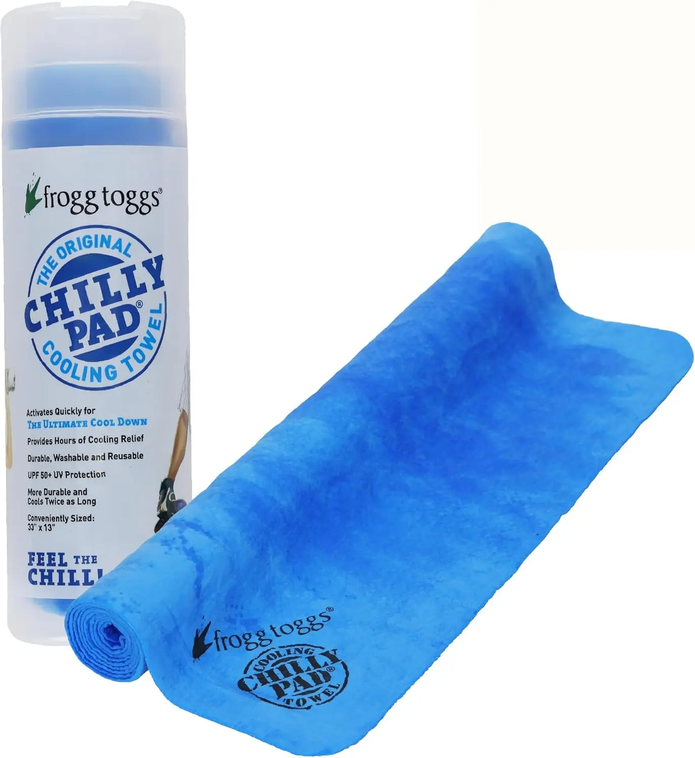 Instant Cooling Chilly Pad Neck Towel, Reusable Long-Lasting Sports & Outdoor Quick-Drying Towel, 33x13in