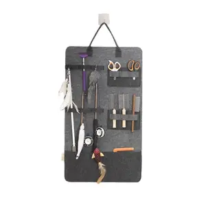 Cat Teaser Buggy Bag Wall-Mounted Cat Toy Organizing Folders Pet Supplies Cat Comb Hanging Storage Bag Large Capacity