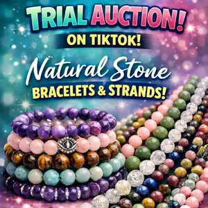 Live Auction Natural crystal beacelet