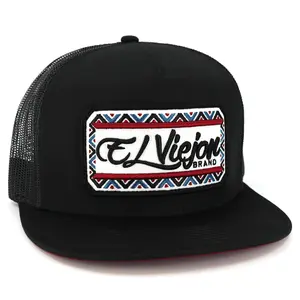 Nayarit Black flat visor hat