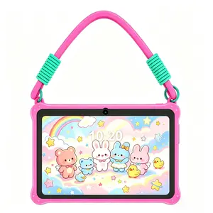 7-Inch Tablet with Durable Silicone Case, 4GB RAM + 32GB Storage, Early Learning Device, Perfect Gift for Kids