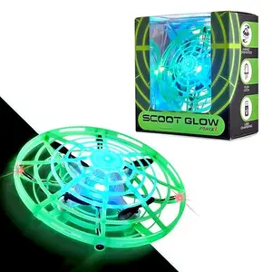 Force1 Scoot Glow Hand Operated Drone for Kids or Adults - Glow in the Dark Hands Free Motion Sensor Mini Drones for Kids, LED Lights, 360 Flips, Easy Indoor Small UFO Flying Orb Ball Toy for Boys Girls