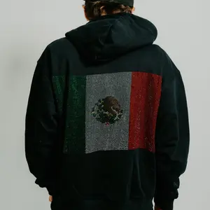 "Raza" Rhinestone Hoodie
