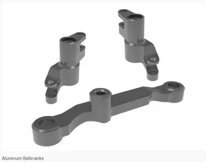 10743 Aluminum Steering Bellcrank Gray