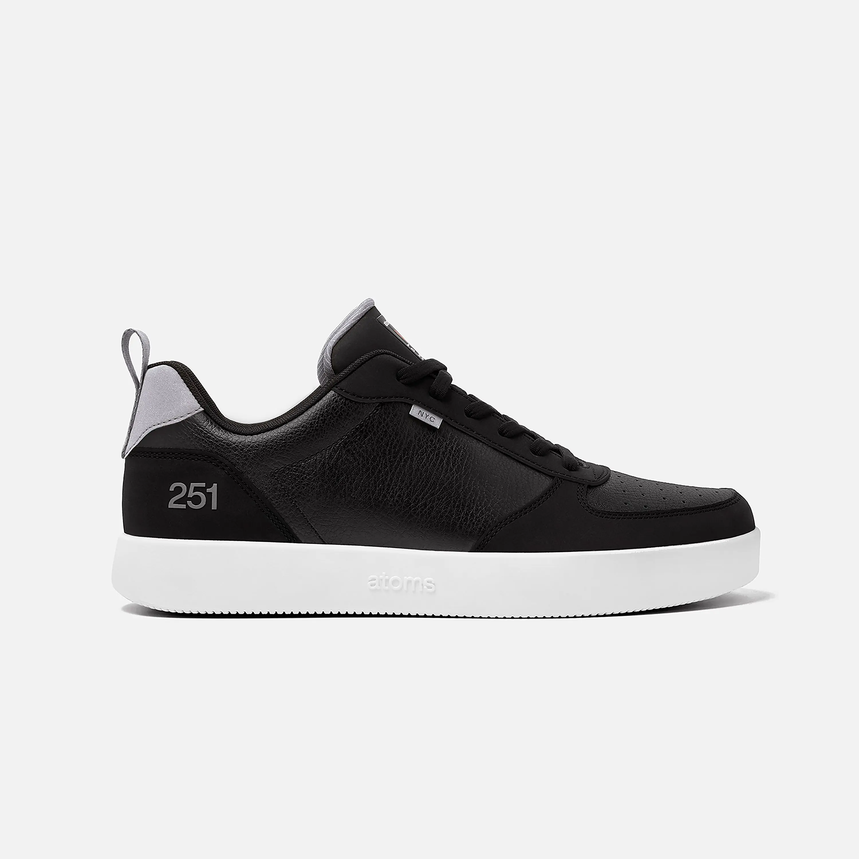 Atoms x MKBHD M251 Limited Edition Plant-Based Leather Casual Trainers, Cushioned Foam Sole, Slip-On Stretch Laces & Corrective Support for Walking, Anti-Microbials, Athletic Sneaker Footwear, Antimicrobial, Eternal Sole, Walking Shoes, Sports Shoes, Pron