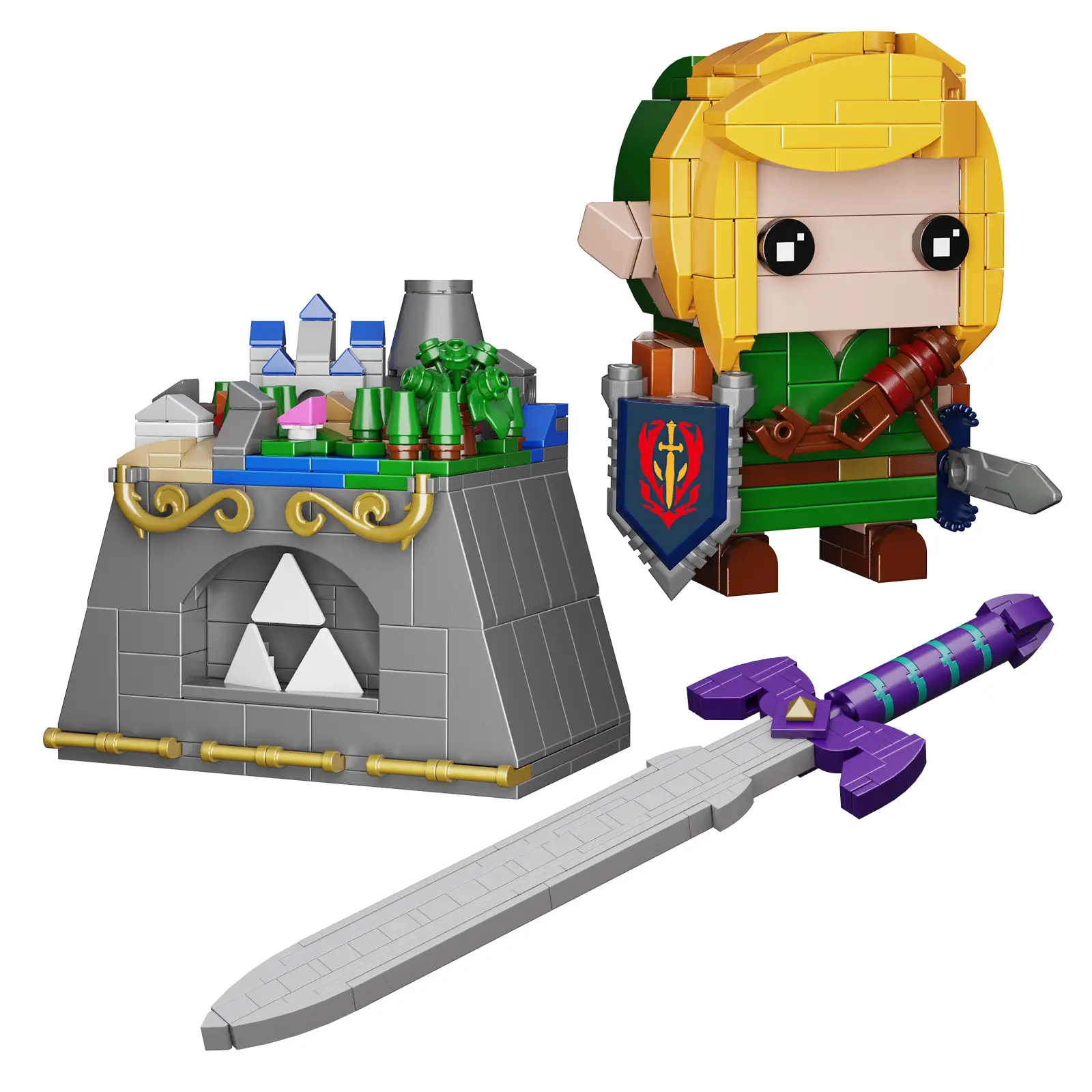 2-in-1 Action & Display Building Blocks Set (562 pcs) – Dual Theme Toy for Kids Ages 6+ & Adults,Ideal Gift for Seasonal Collectors, Creative Builders