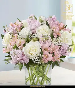 Pink and White Flower Arrangement