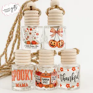 Fall Scented Car Air Freshener Long Lasting Scented Diffuser for Rearview Mirror Clean Ingredients & Practical Gift