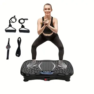 Multifunctional Vibrating  Platform for Home Use, Multi-level Adjustable Rhythm Mat, Upgraded Vibrating Platform Training Machine, Auxiliary Tool, Meets the Needs of Various Groups of People, No Batteries Required