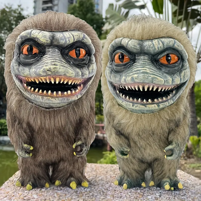 1pc Critters Prop Doll, Space Crite, Funny Ugly Monster, Poseable Monster Doll, 10'' Alien Plush Creepy Ass Dolls, Cosplay Plush Doll Halloween Doll Props Monsters Gifts, Easter Small Animal Props Doll, Latex Plush Doll, Christmas Doll