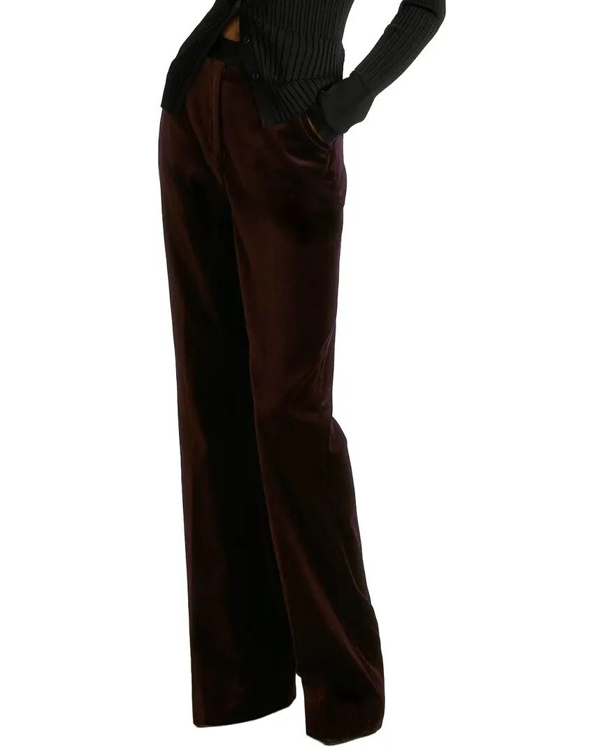 Reiss Yasmin Velvet Flare Trouser