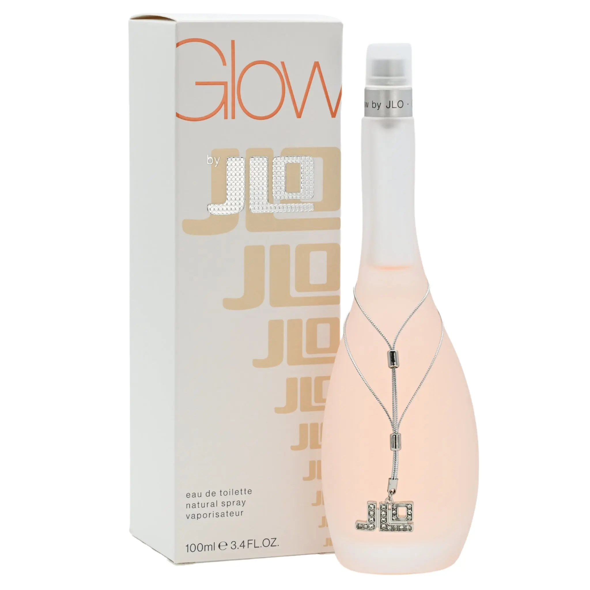 Jennifer Lopez Glow by J.Lo EDP Fine Women's Fragrance, 3.4 oz Elegant Fruit-Scented Jasmine-Themed Attraction Fragrance, Alluring Citrus Floral Clean Aroma, New in Box, Fruit-Scented Women's Fragrance
