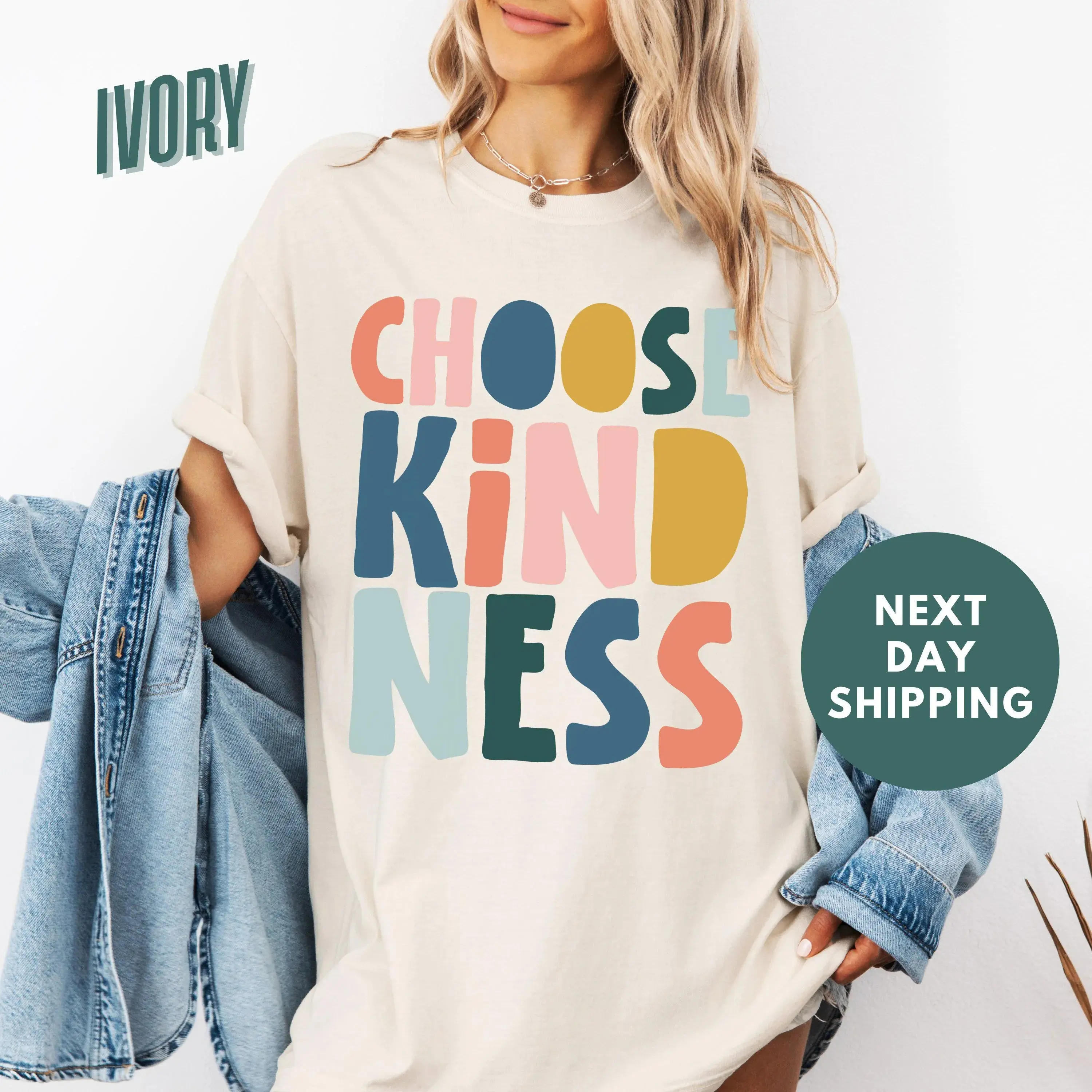 Choose Kindness Comfort Colors Shirt, Teacher Shirt, Motivational Shirt, Teacher Appreciation, Back To School Teacher Shirt, Be Kind Shirt