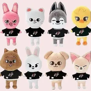 7.8in Stray Plush Toys Plush Stuffed Fashion Cool Fun Character Doll Gift for Kids Fans Leebit High Quality Material Super Durable Short Plush Filled PP Cotton Safe Environmental Friendly Soft Cute Realistic Image