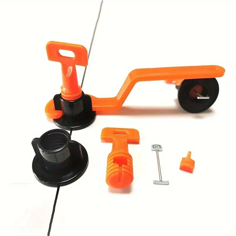 MYNAKAZ Reusable Tile Leveling System – 100 Sets With Steel Pins For Floor & Wall Installation