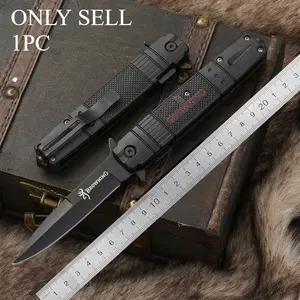 Multi-Purpose F6 Pocket Folding Knife 5Cr13Mov Blade ABS Handle Portable Hiking Expedition Cutting Knife EDC Tool Camping Outdoor Knife Portable Multipurpose Knives