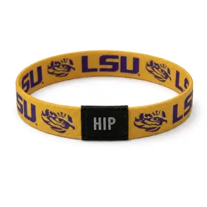 LSU Tigers NCAA TIGER EYE Yellow Bracelet Hair Tie