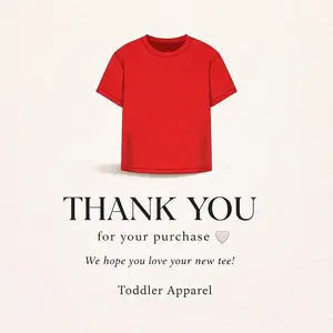 Voucher Tee – Holiday Gift Outfit, Returning Customer Reward Coupon Shirt – Toddler Apparel