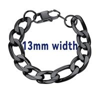 Smooth Figaro-13mm Width-Black