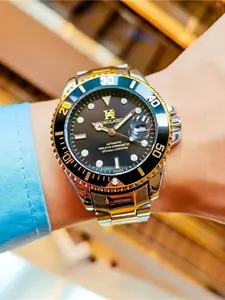 Men's Ghost Watch, Automatic Mechanical Business Waterproof Luminous Calendar, Stainless Steel Strap, Alloy Dial, Best Gift