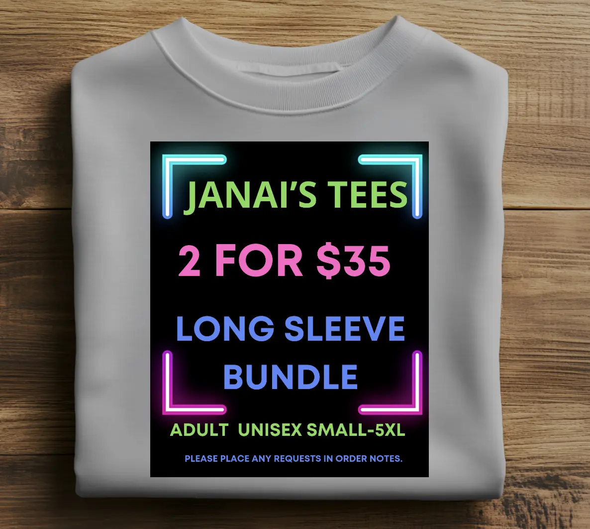 2 for 35 long sleeve shirt bundle, you choose, you pick bundle, graphic tees, made in Alabama