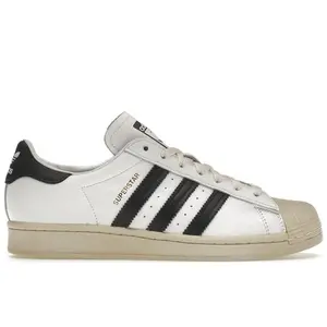 adidas Men's Superstar White Black Aged Sole, from StockX
