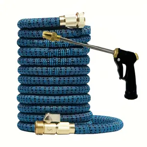 Garden Plastic High-Pressure Car Wash Gun, Magic Automatic Telescope Flexible Garden Retractable Hose, Garden Watering Pipe for Gardening & Cleaning